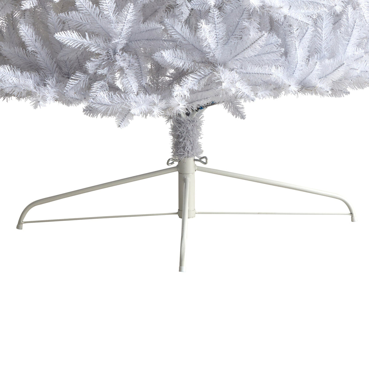 12’ Slim White Artificial Christmas Tree with 3235 Bendable Branches, photo 4 of 6