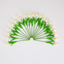13” Artificial White Tulip Flower Bundle - Set of 20