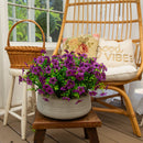13" UV Daisy Flower Bush Plant (Indoor/Outdoor)- Set of 12