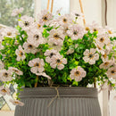 13" UV Daisy Flower Bush Plant (Indoor/Outdoor)- Set of 12
