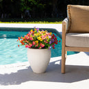 13in. UV Resistant Artificial Pansy Bush (Indoor/Outdoor) - Set of 12
