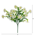 14" UV Resistant Artificial Morning Glory Bush (Indoor/Outdoor) - Set of 12