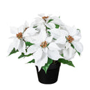 15" Artificial Poinsettia Plant