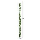 15' Artificial Real Touch Norfolk Island Pine Garland with Natural Look