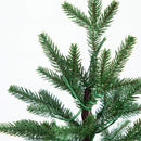 1.5' Pre-Lit Artificial Mini Christmas Tree in Basket with 20 Warm White LED Lights