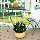 15" UV Resistant Artificial Boxwood and Gardenia Topiary Plant (Indoor/Outdoor)