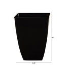 15” Square Tin Planter