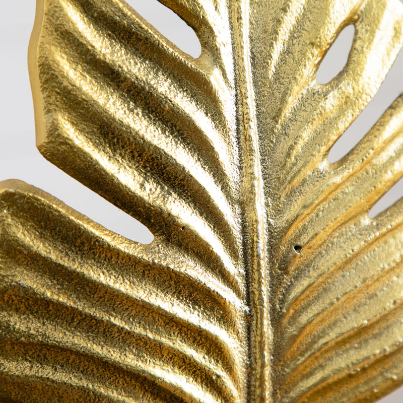 15.5” Golden Leaf Decorative Accent, photo 2 of 5