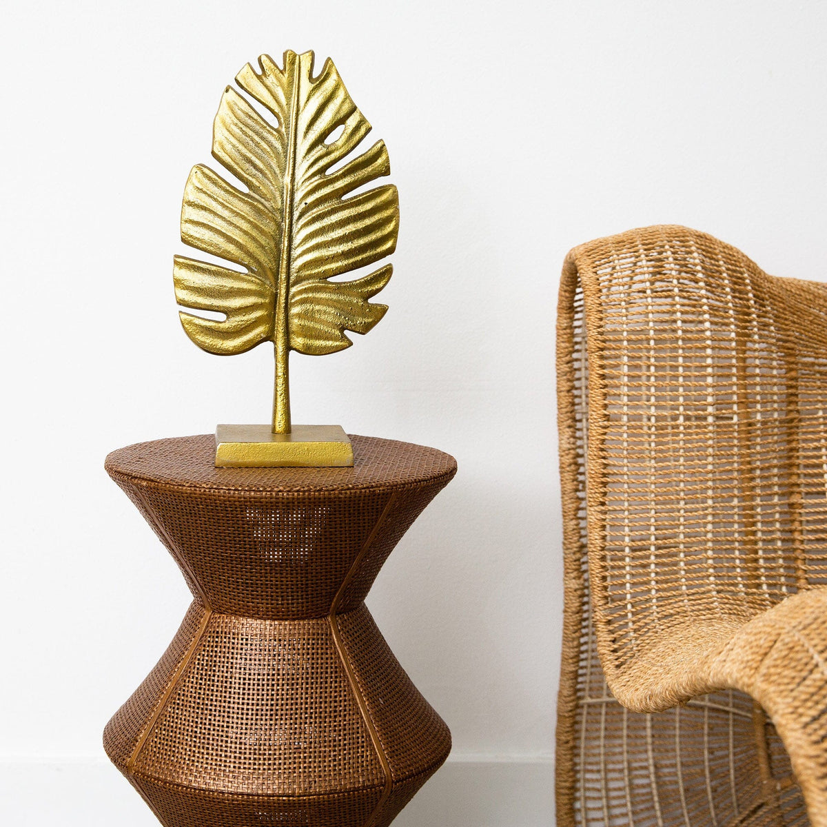 15.5” Golden Leaf Decorative Accent, photo 3 of 5
