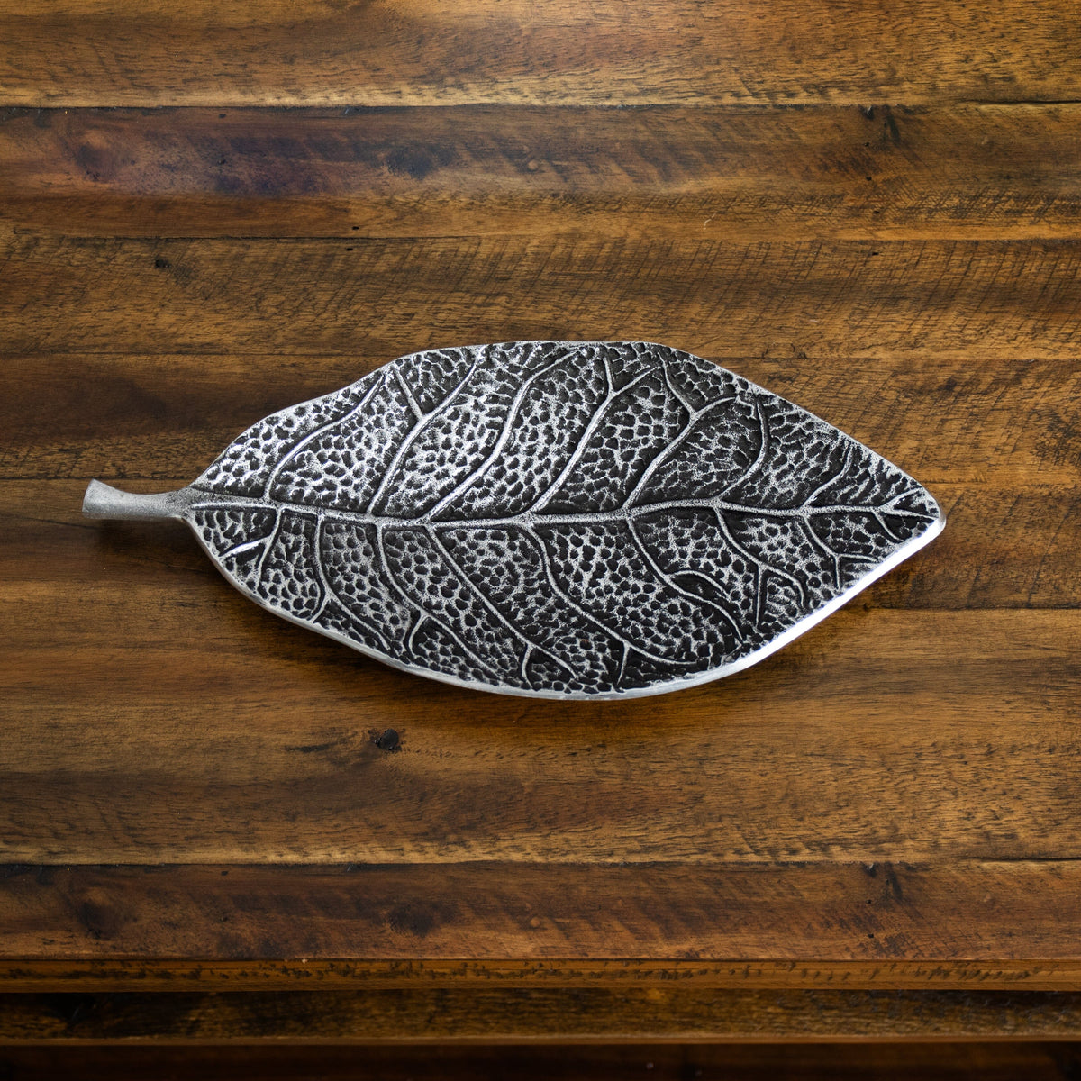 16” Antique Leaf Decorative Accent, photo 3 of 6