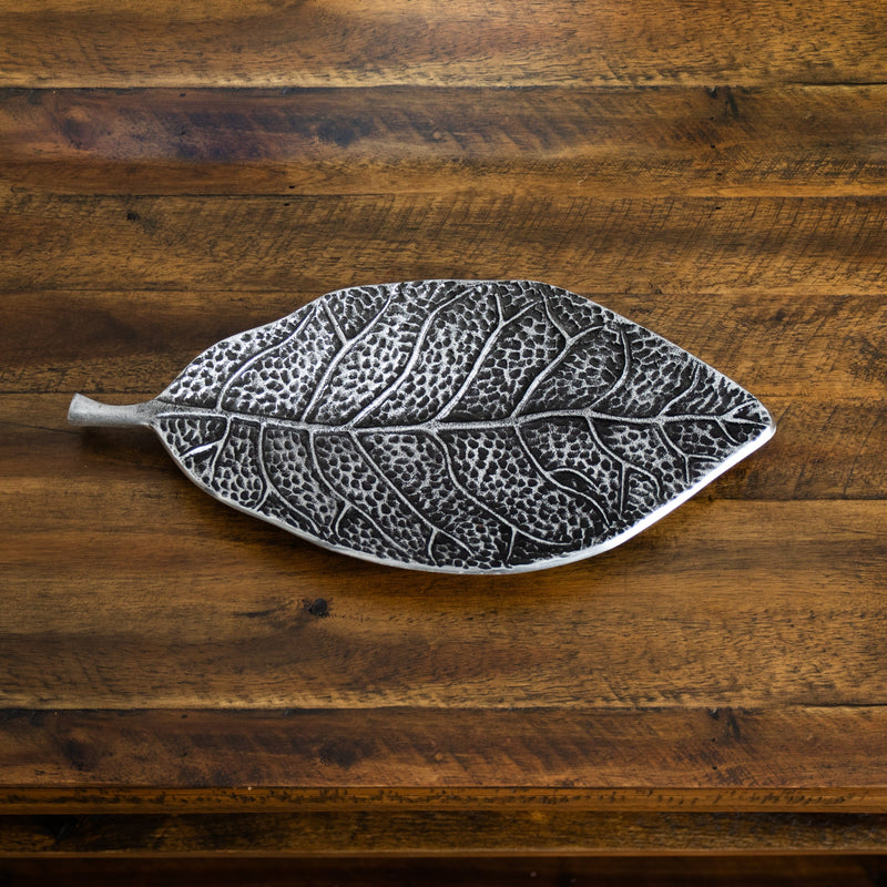 16” Antique Leaf Decorative Accent, photo 3 of 6