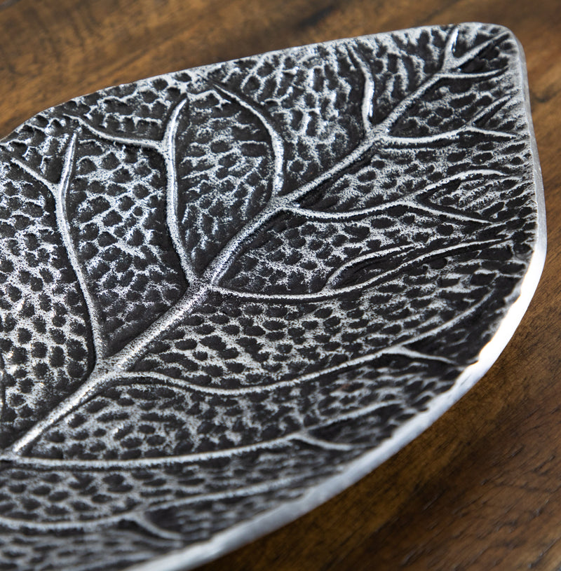 16” Antique Leaf Decorative Accent, photo 2 of 6