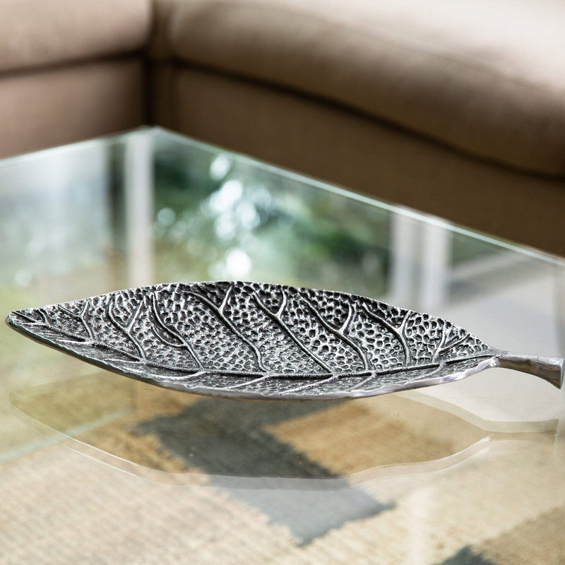 16” Antique Leaf Decorative Accent, photo 4 of 6