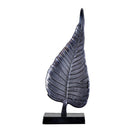 17” Aluminum Bodhi Leaf Decorative Accent