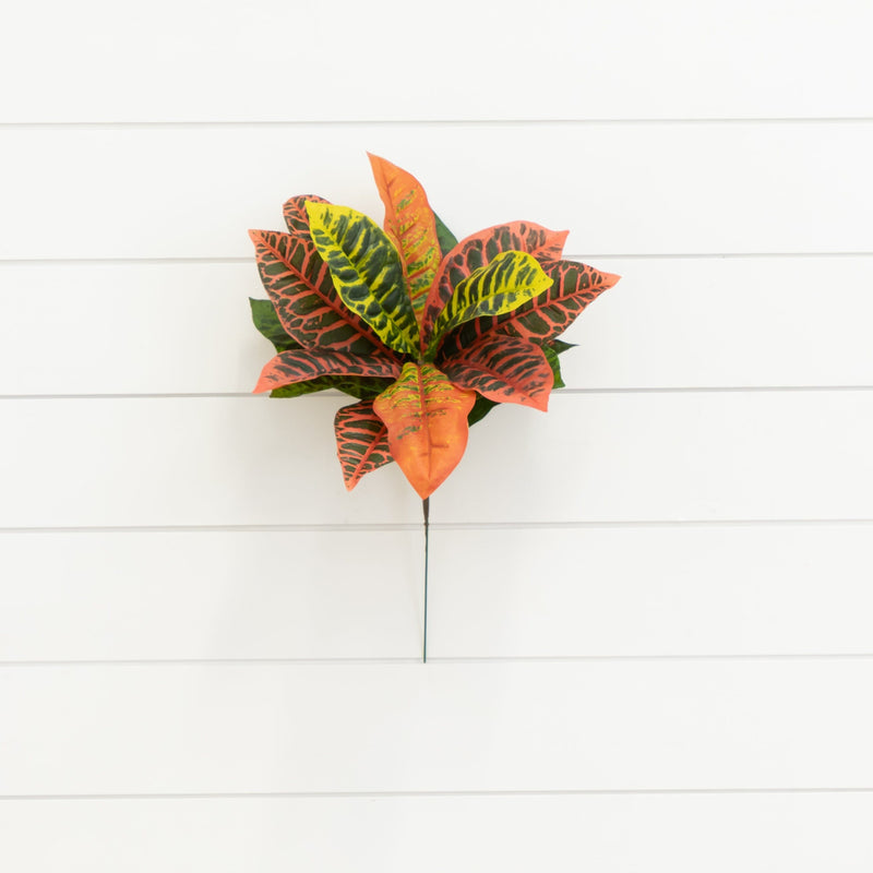 17” Garden Croton Artificial Plant (Real Touch) (Set of 6)