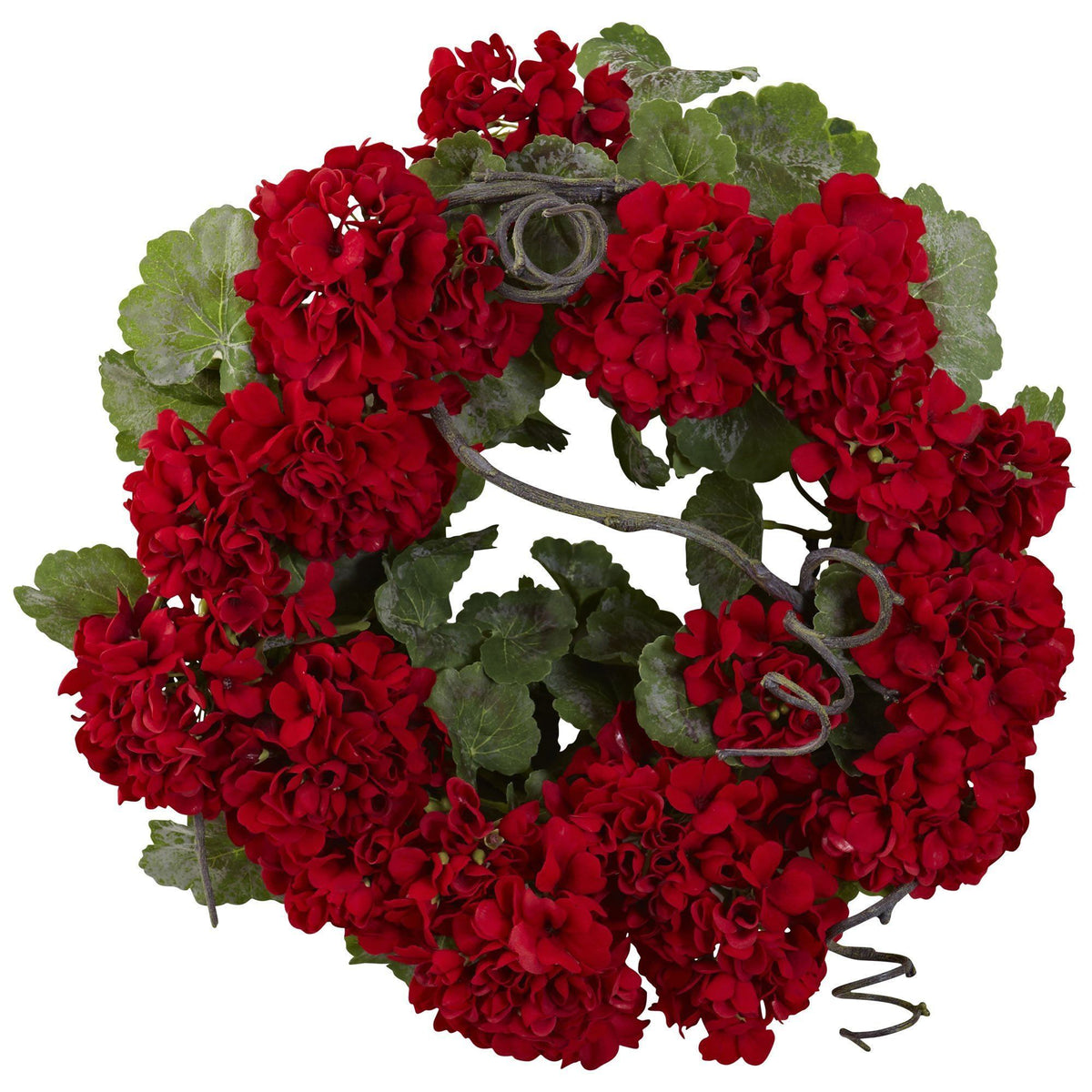 17” Geranium Wreath, photo 3 of 3