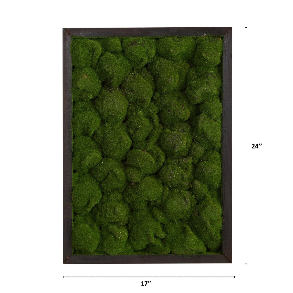 17” X 24” Artificial Moss Hanging Frame, photo 2 of 3