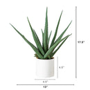 17.5" Artificial Agave Plant