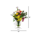 18" Artificial Spring Floral Arrangement by Nearly Natural