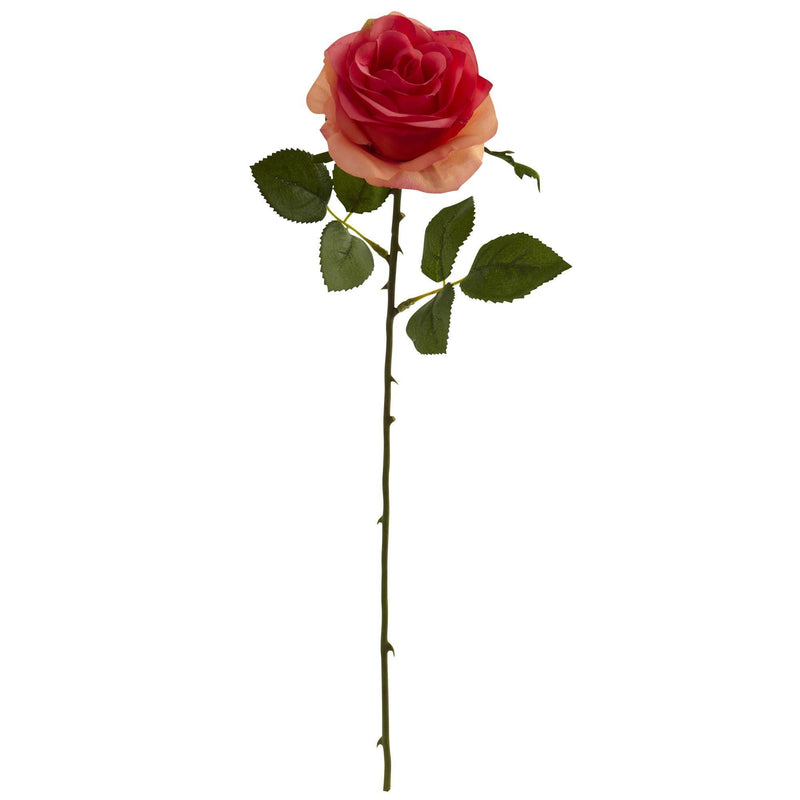 18” Artificial Rose Flower (Set of 24)