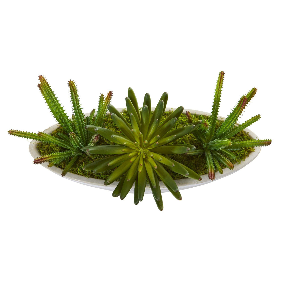 18” Succulent Artificial Plant in Decorative Planter, photo 3 of 3