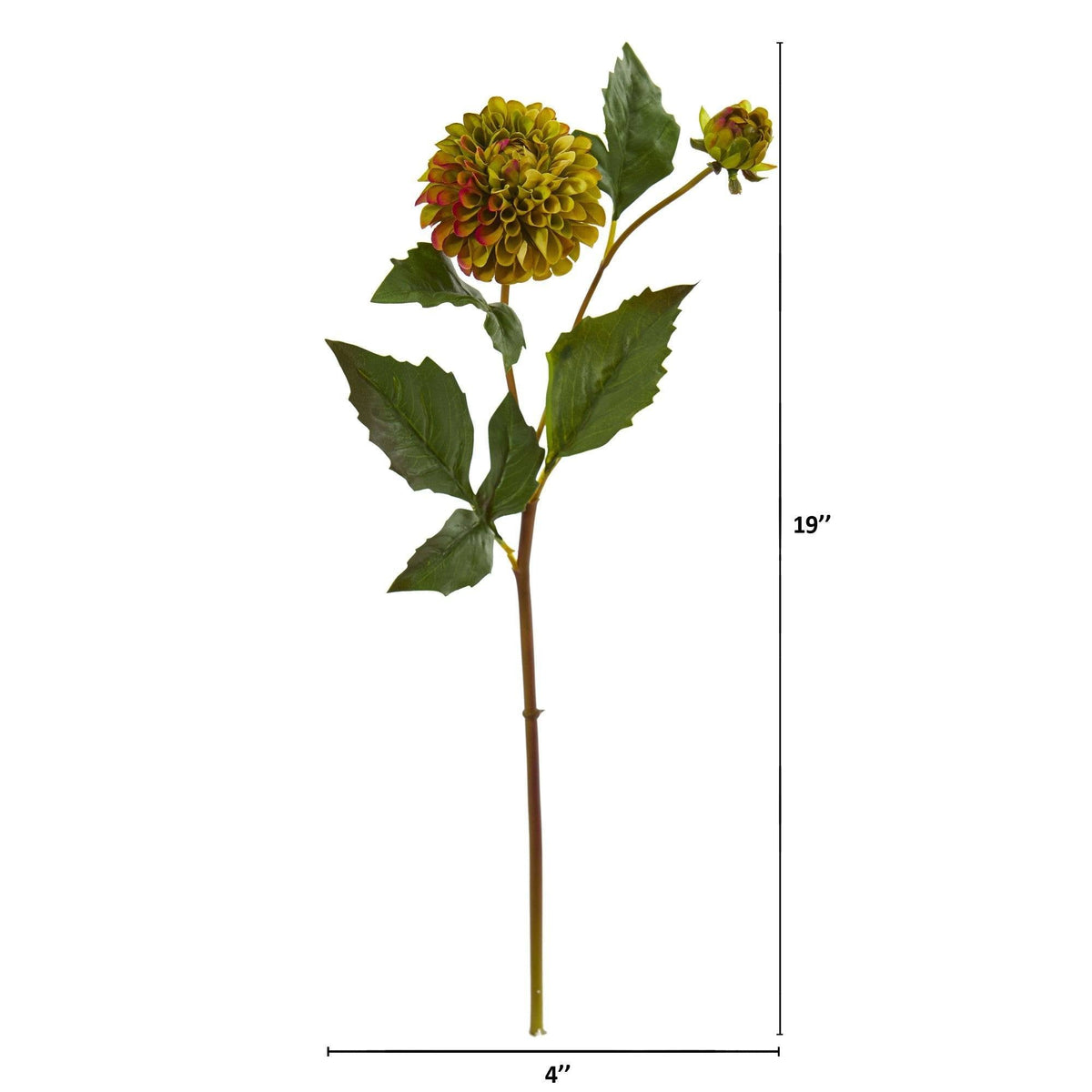 19” Dahlia Artificial Flower (Set of 6), photo 6 of 12