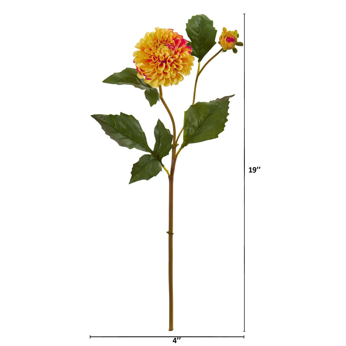 19” Dahlia Artificial Flower (Set of 6), photo 4 of 12