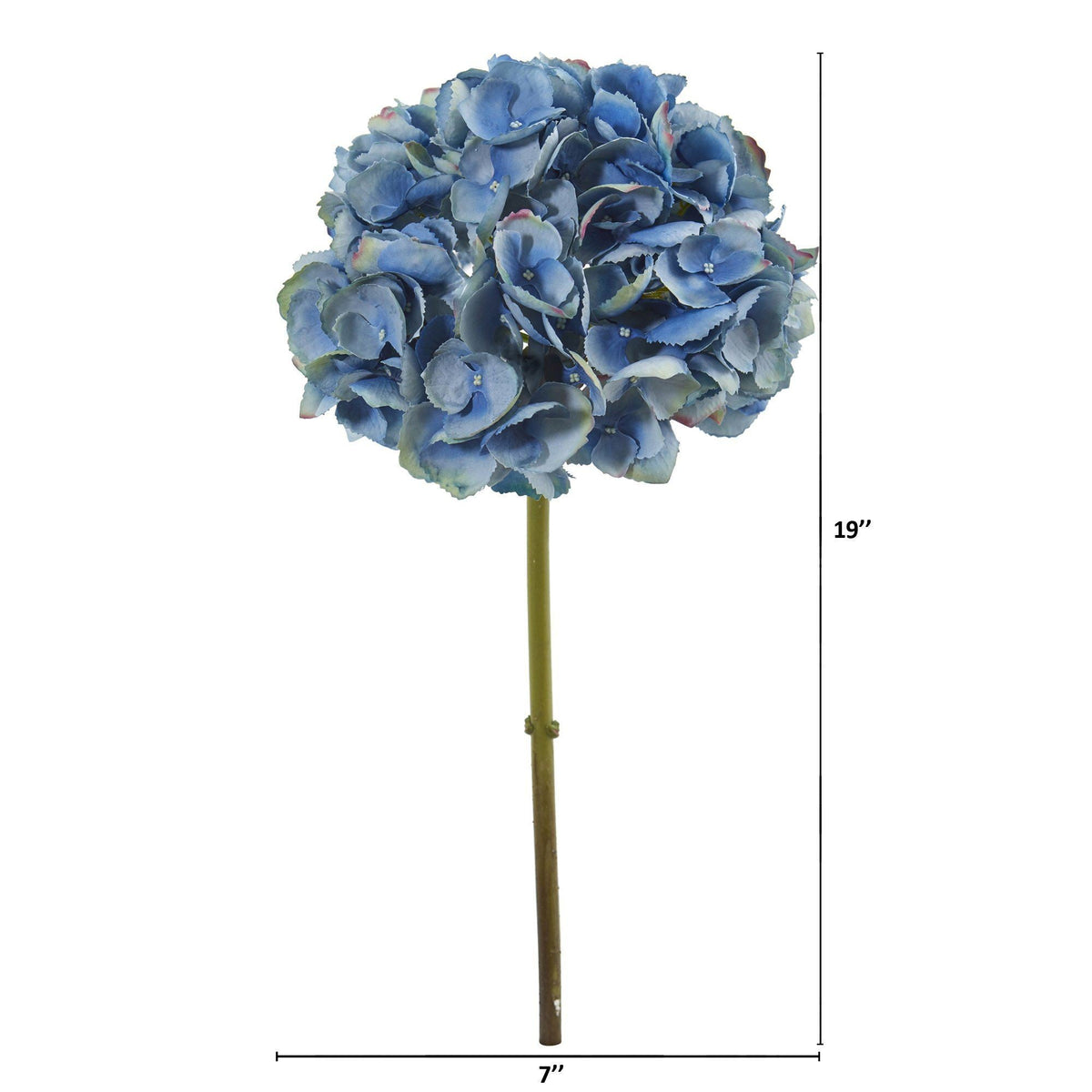 19” Hydrangea Artificial Flower Set (Set of 3 Flower Stems), photo 4 of 4