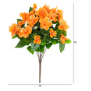 19" UV Resistant Artificial Azalea Bush (Indoor/Outdoor) - Set of 3