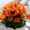 19" UV Resistant Artificial Azalea Bush (Indoor/Outdoor) - Set of 3