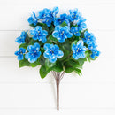19" UV Resistant Artificial Azalea Bush (Indoor/Outdoor) - Set of 3