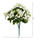 19" UV Resistant Artificial Bougainvillea Bush (Indoor/Outdoor) - Set of 4