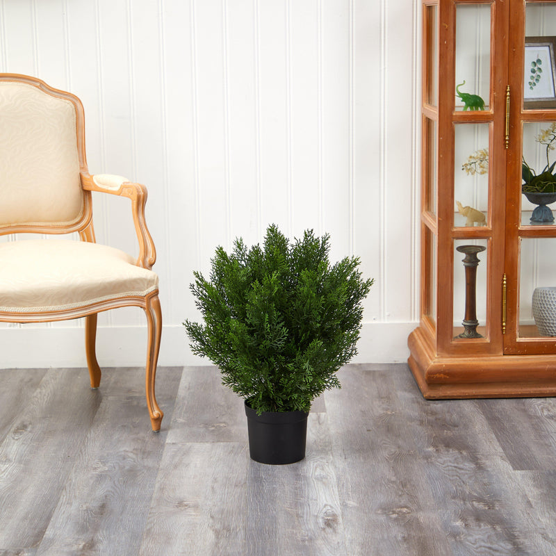 2’ Artificial Cedar Bush (Indoor/Outdoor)