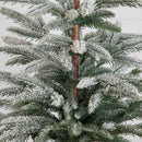 2' Artificial Frosted Christmas Tree in Decorative Basket