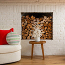 2' Artificial Real Touch White Norfolk Island Pine Christmas Tree with Natural Look