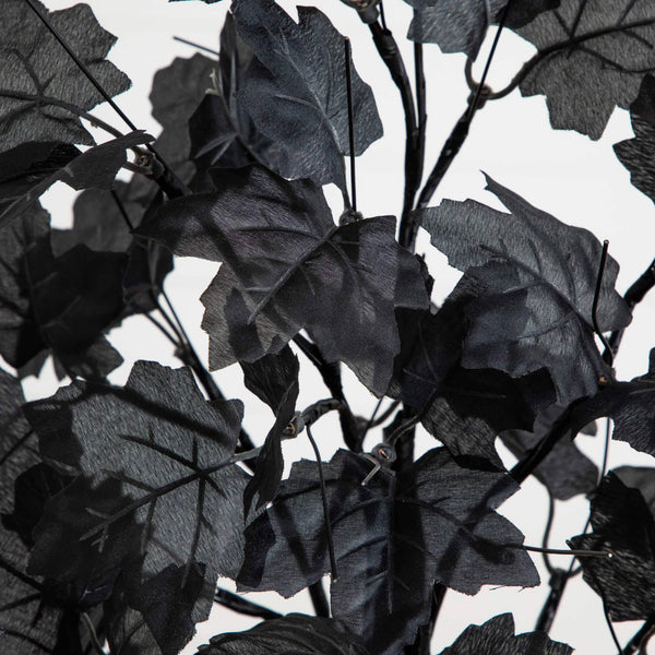 2' Pre-Lit Artificial Halloween Black Maple Tree with 24 Orange & Purple LED Lights, photo 2 of 9
