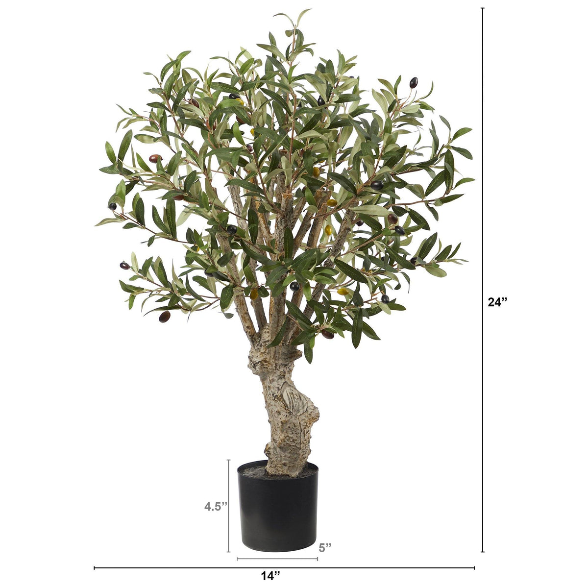 2’ Olive Artificial Tree, photo 5 of 7
