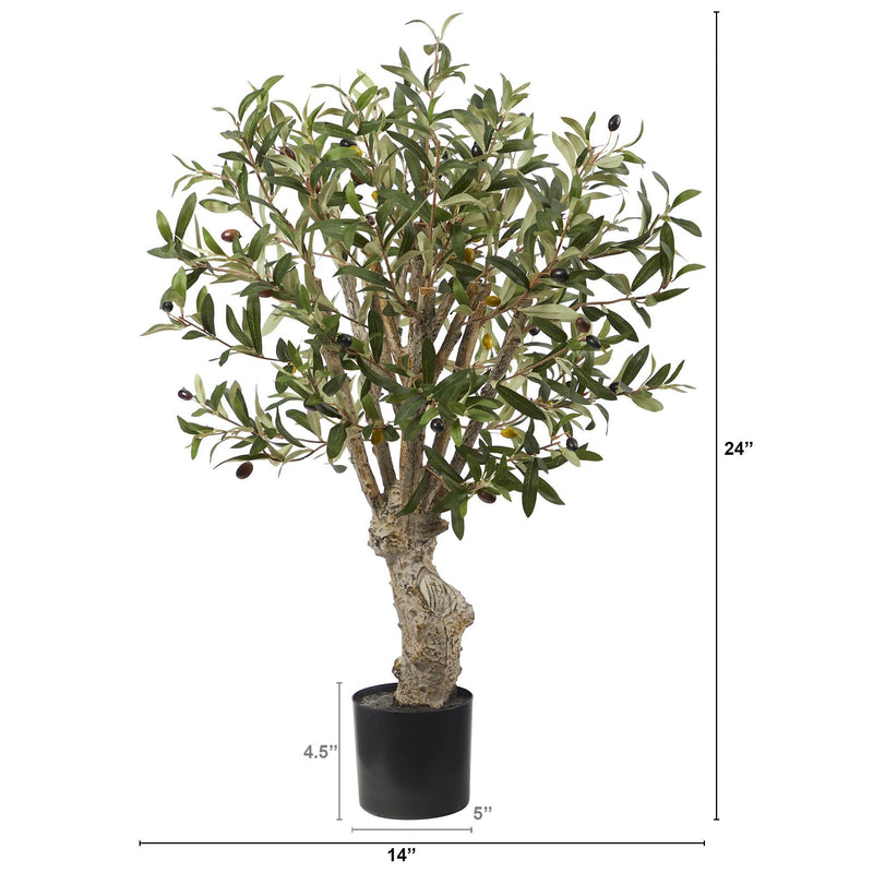 2’ Olive Artificial Tree, photo 5 of 7