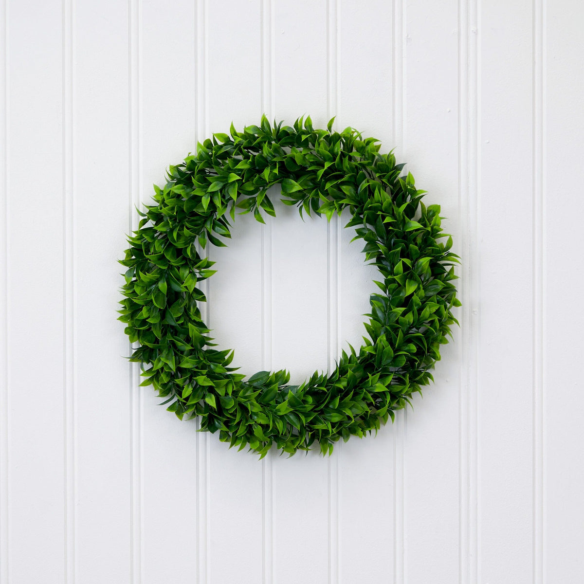 20” Artificial Bay Leaf Wreath, photo 2 of 4