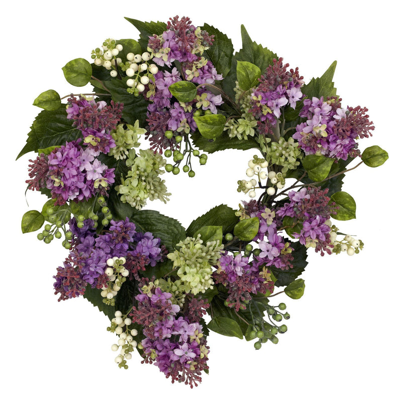 20" Hanel Lilac Wreath, photo 3 of 3
