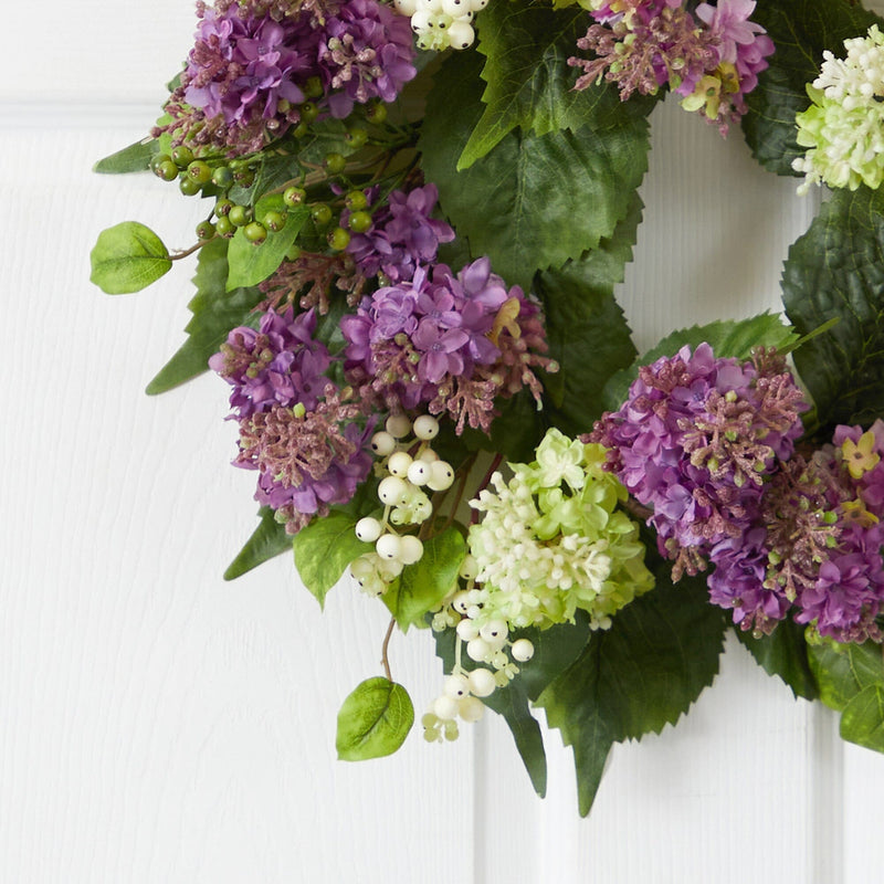 20" Hanel Lilac Wreath, photo 2 of 3