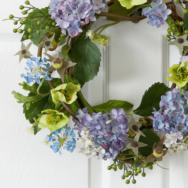 20" Hydrangea Wreath