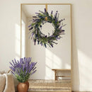 20" Lavender Wreath by Nearly Natural