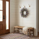 20" Lavender Wreath by Nearly Natural