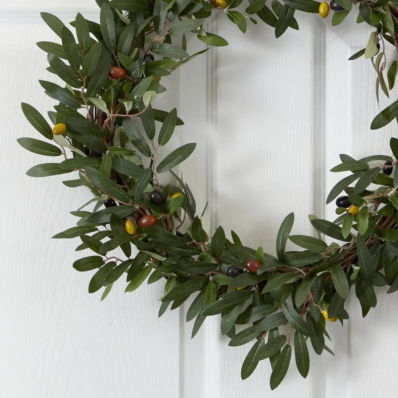 20" Olive Wreath, photo 2 of 3