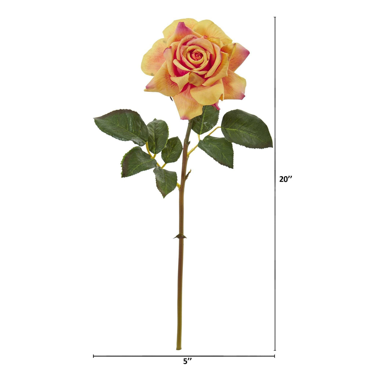 20” Rose Artificial Flower (Set of 6), photo 10 of 16