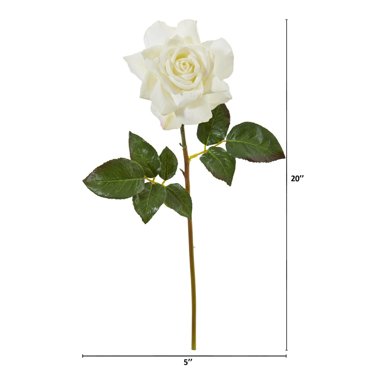 20” Rose Artificial Flower (Set of 6), photo 12 of 16