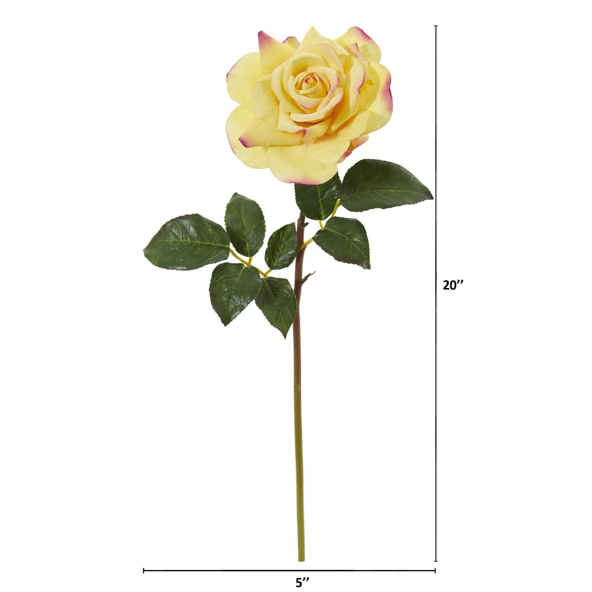 20” Rose Artificial Flower (Set of 6), photo 14 of 16