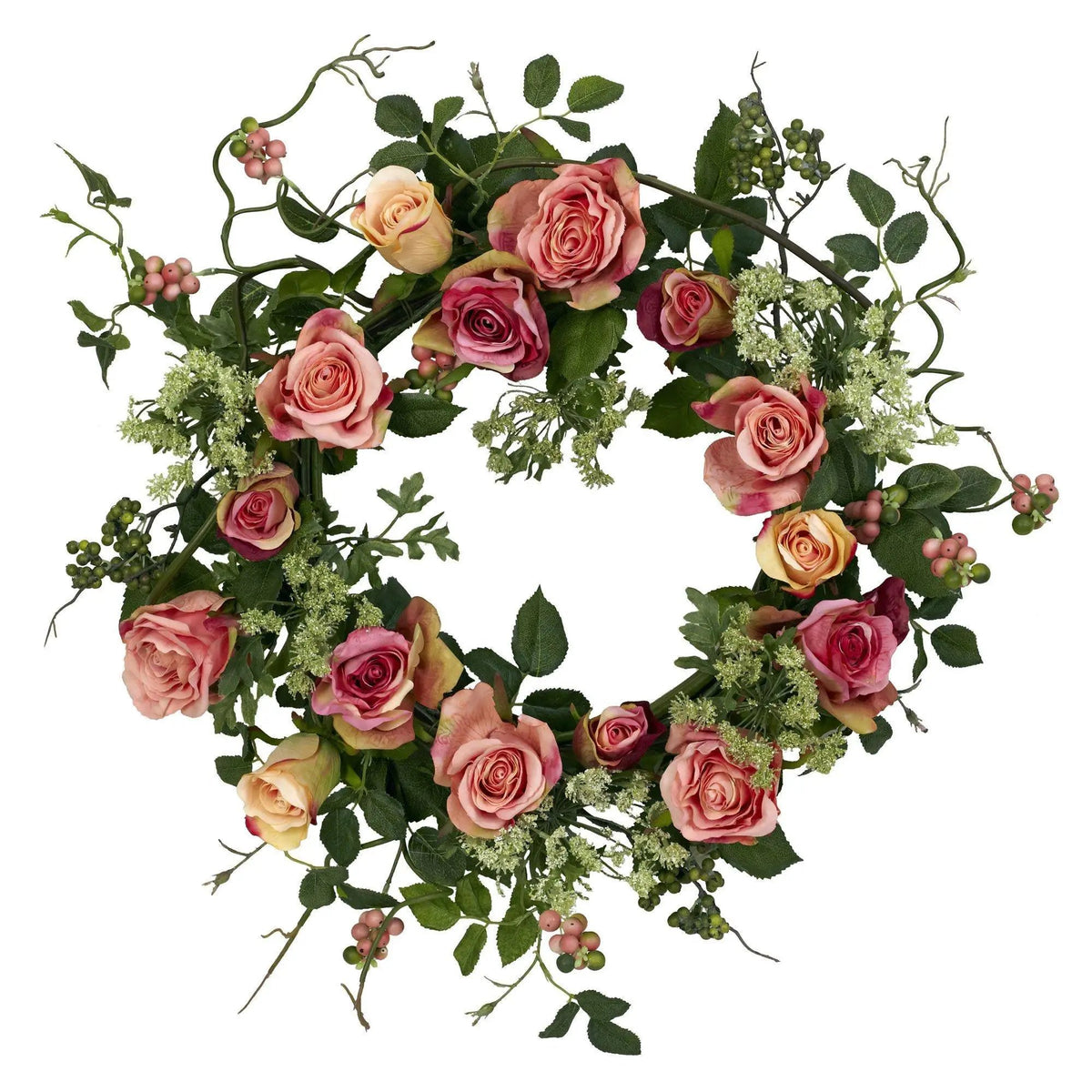 20" Rose Wreath, photo 3 of 3