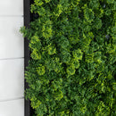 20” x 40” UV Resistant Irish Green Meadow Artificial Living Wall Art Panel in Black Aluminum